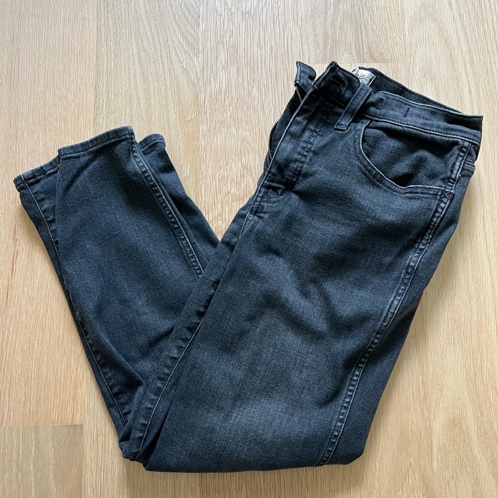 Madewell Dark Jeans High Rise Slim Straight 26P